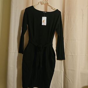 Pretty Garden woman black  dress  S new
